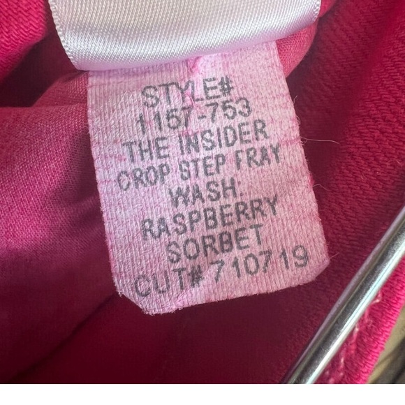 Mother The Insider Crop Step Fray Jeans denim Sorbet revolve 26 $220 classic - Picture 6 of 7